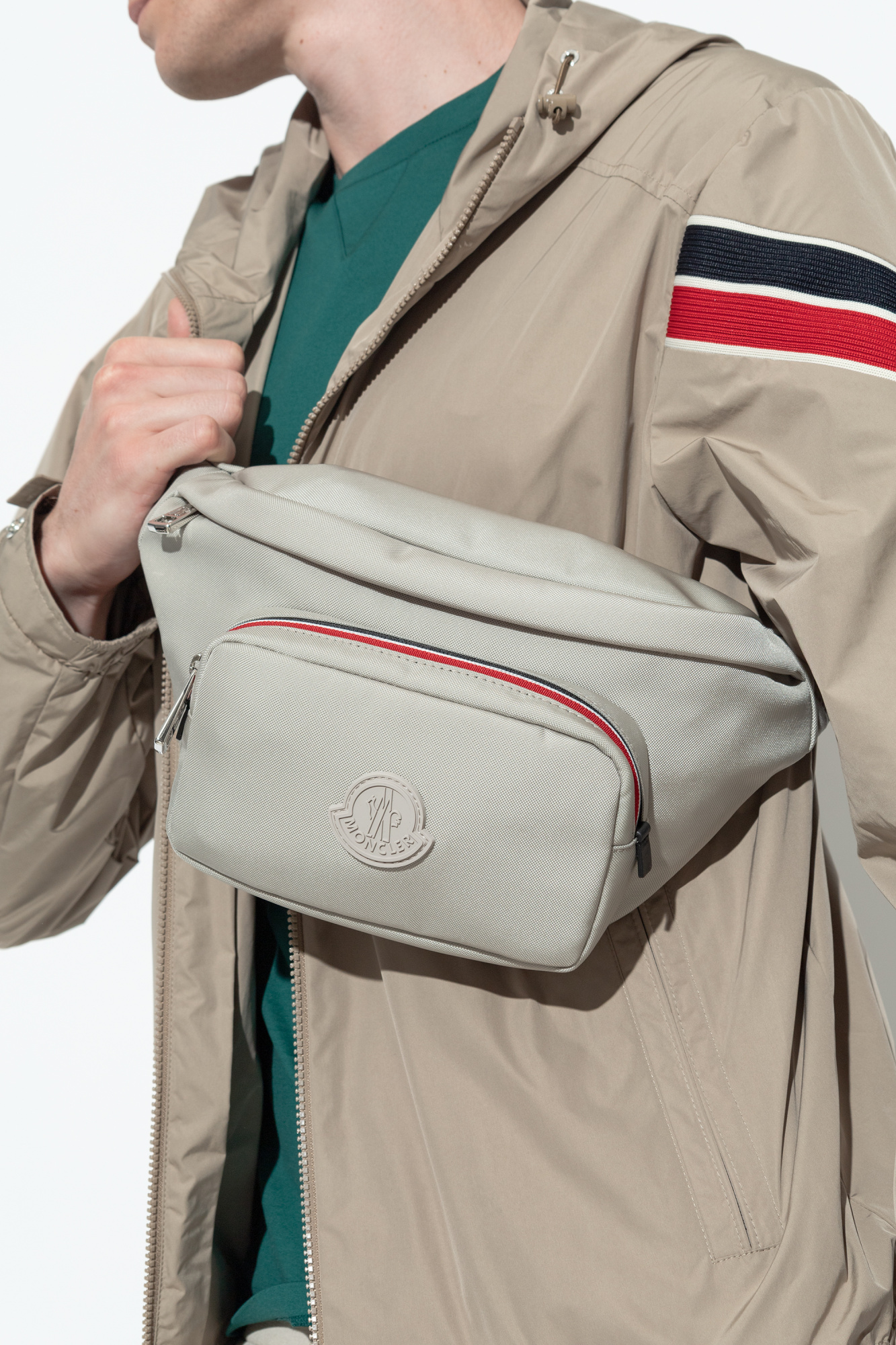 Moncler Belt bag logo-plaque 'Durance'