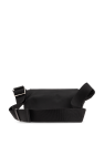 JIL SANDER BLACK Belt bag with logo