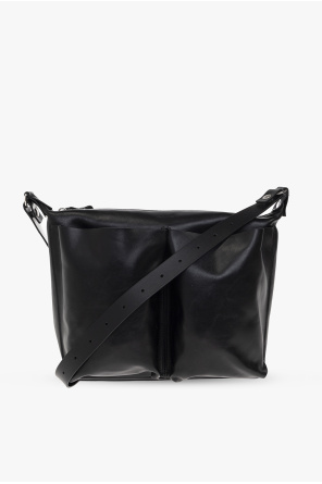 Leather shoulder bag od JIL SANDER
