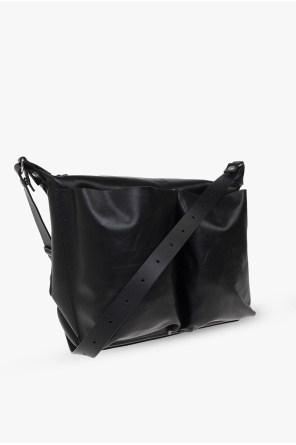 JIL SANDER Leather tapered bag