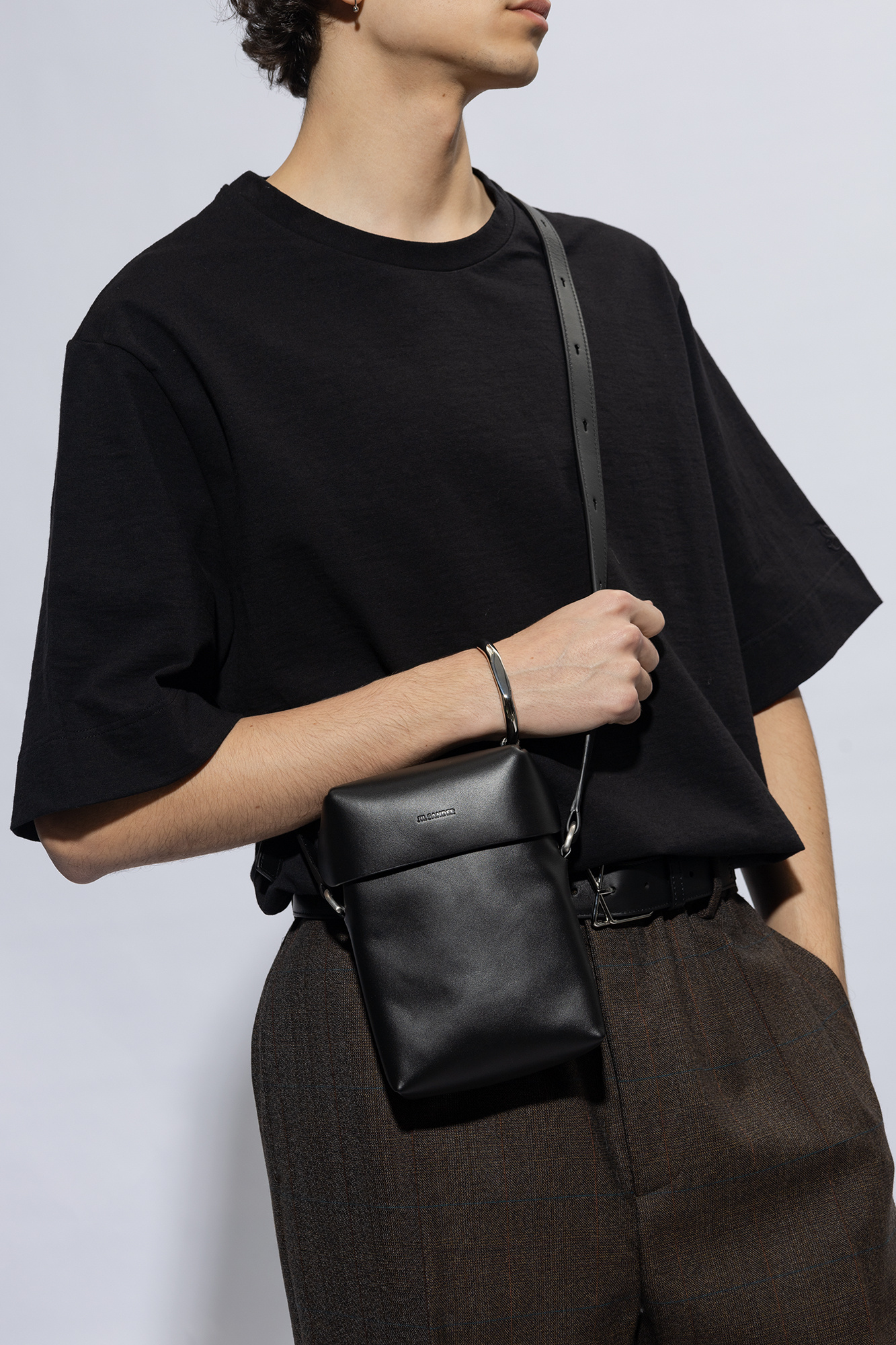 JIL SANDER Shoulder bag with logo