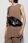 JIL SANDER BLACK Leather belt bag