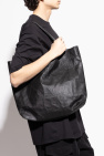 Y-3 BLACK Shopper bag with logo