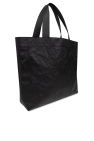 Y-3 BLACK Shopper bag with logo