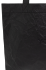 Y-3 BLACK Shopper bag with logo