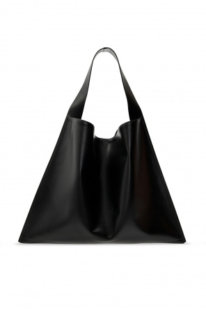 comme des garcons shirt plastic tote bag black