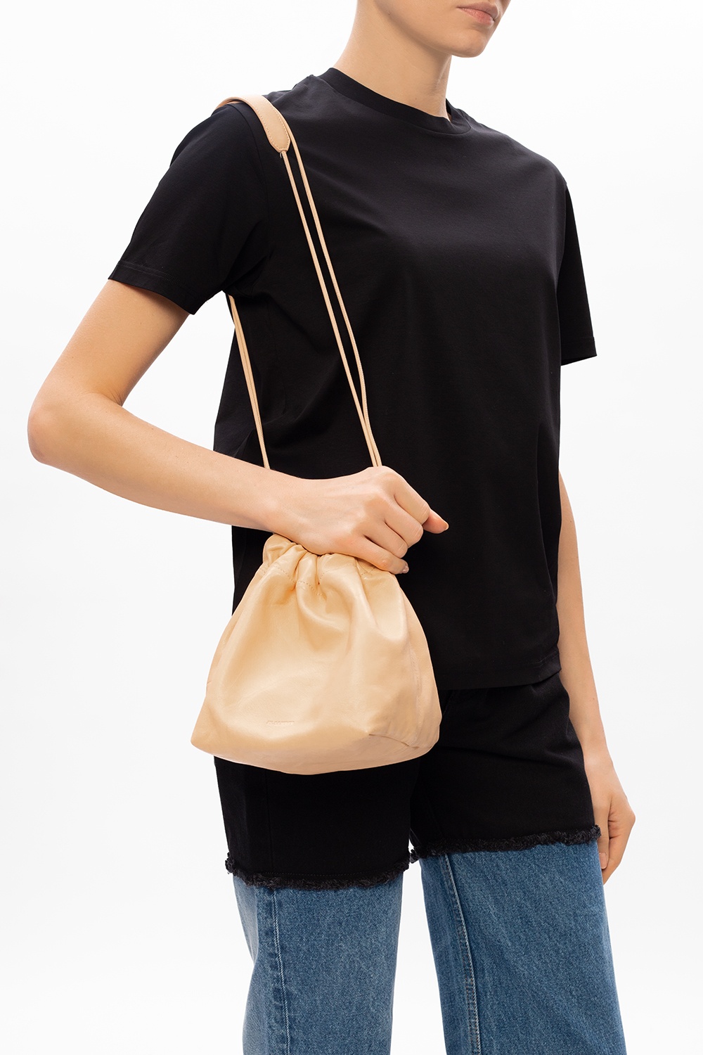 JIL SANDER 'Jil Sander large leather tote bag