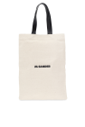 JIL SANDER cream Shopper bag