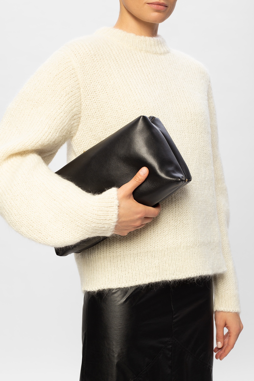 JIL SANDER Leather clutch