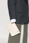 JIL SANDER WHITE Leather clutch