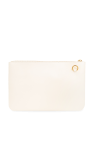 JIL SANDER WHITE Leather clutch