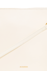 JIL SANDER WHITE Leather clutch
