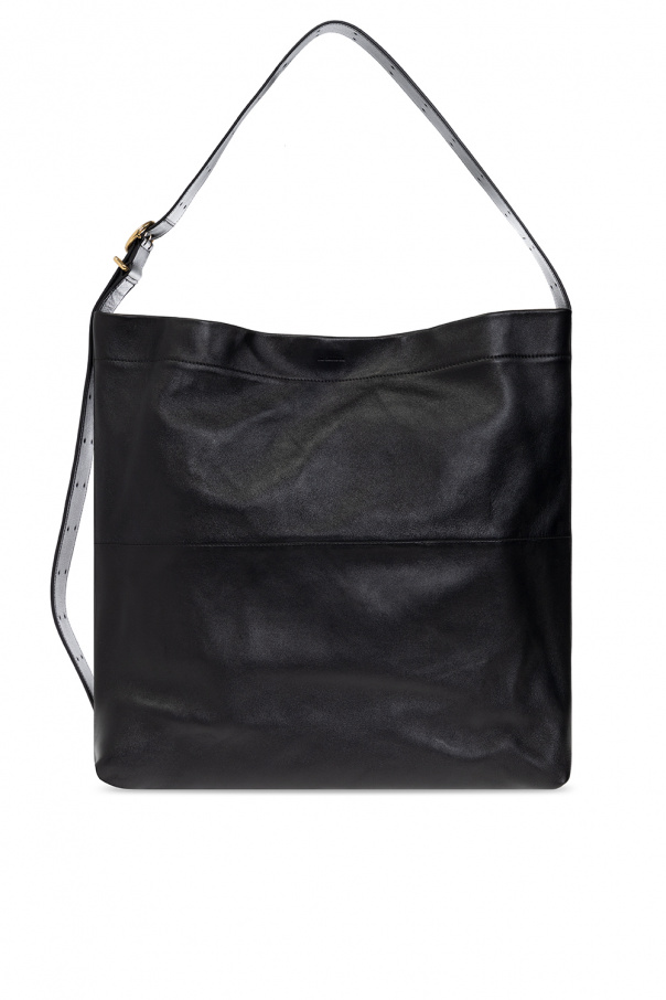 JIL SANDER Leather shopper bag