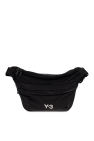 Y-3 BLACK Fanny pack with logo