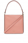 Prism logo-print shoulder bag Pink