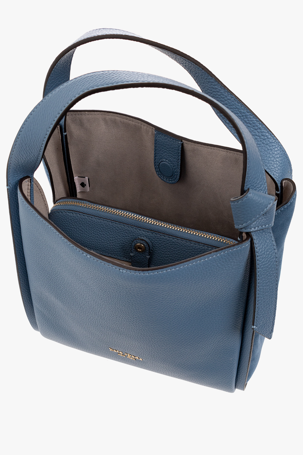 Kate Spade Knott Pebbled Leather Flap Crossbody (Watercolor Blue) Handbags  - ShopStyle Shoulder Bags