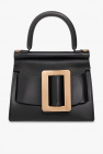 Saint Laurent Sunset medium model shoulder LOUIS bag in black leather