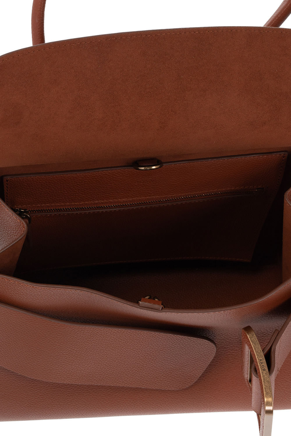Karl 24 leather handbag Boyy Green in Leather - 30691414