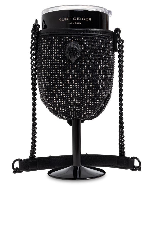 Wine glass in a case on a chain "Kensington Wine Glass" od Kurt Geiger