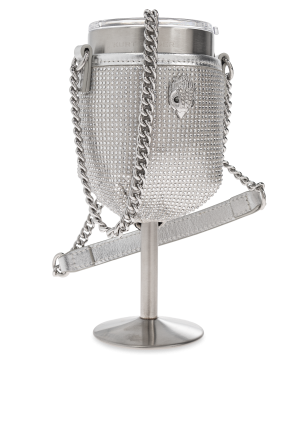 Kurt Geiger Copo de vinho em estojo com corrente "Kensington Wine Glass"