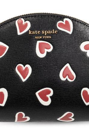 Kate Spade Wash bag with motif of hearts
