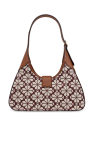 Kate Spade BURGUNDY Shoulder Bag Spade Flower Small