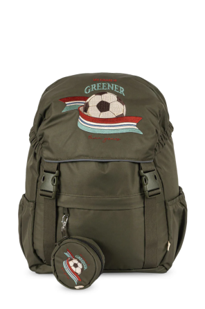 Backpack with print