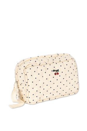 Bawełniana kosmetyczka ze wzorem w kropki