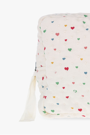 Konges Sløjd Wash bag with motif of hearts