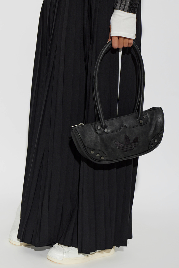 ADIDAS Originals Large Black Unisex Shoulder Bag with Embossed Logo by adidas Originals