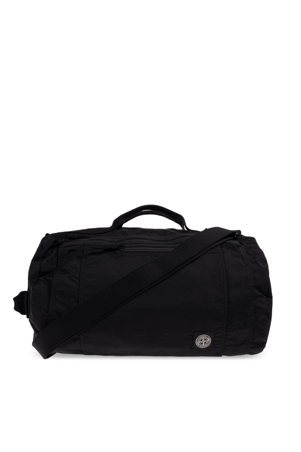 Stone Island Carry-on bag with logo patch