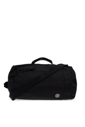 Carry-on bag with logo patch