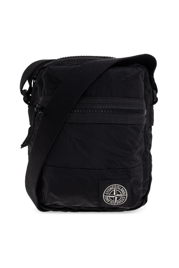 Shoulder bag with logo patch od Stone Island