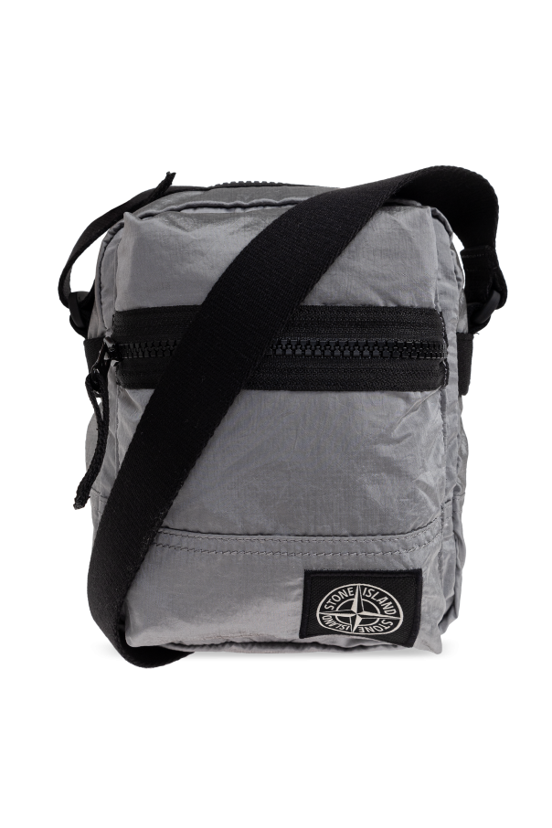 Shoulder bag with logo patch od Stone Island
