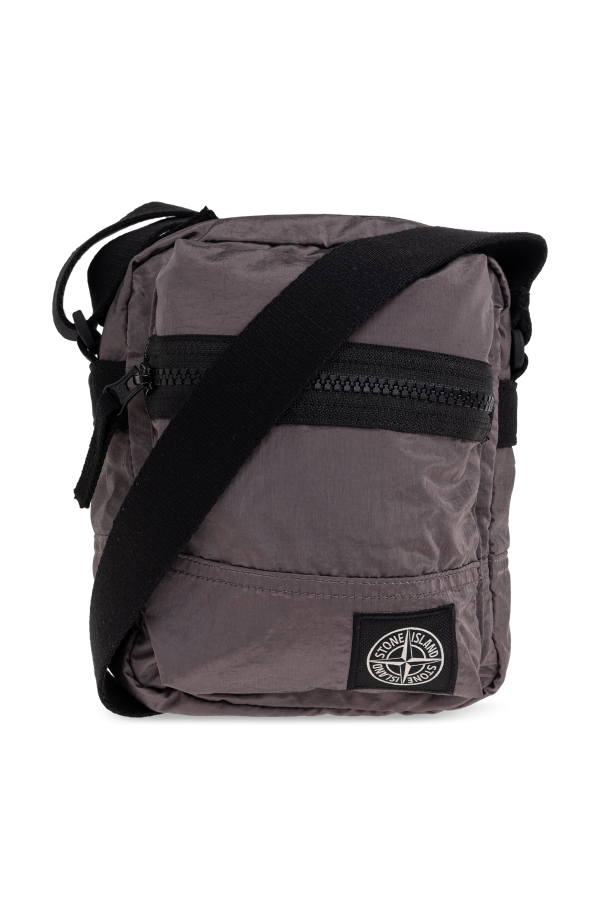 Shoulder bag with logo patch od Stone Island