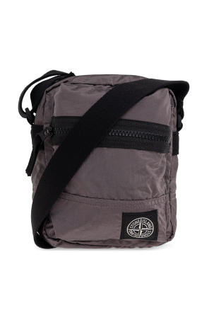 Shoulder bag with logo patch