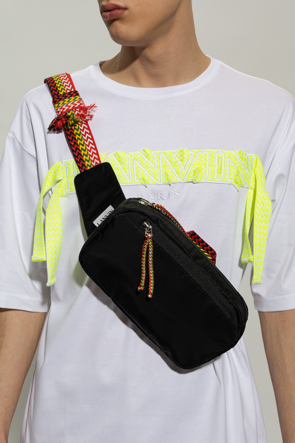 Lanvin Belt bag II-Flap with logo
