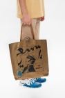 Lanvin BROWN Branded tote bag