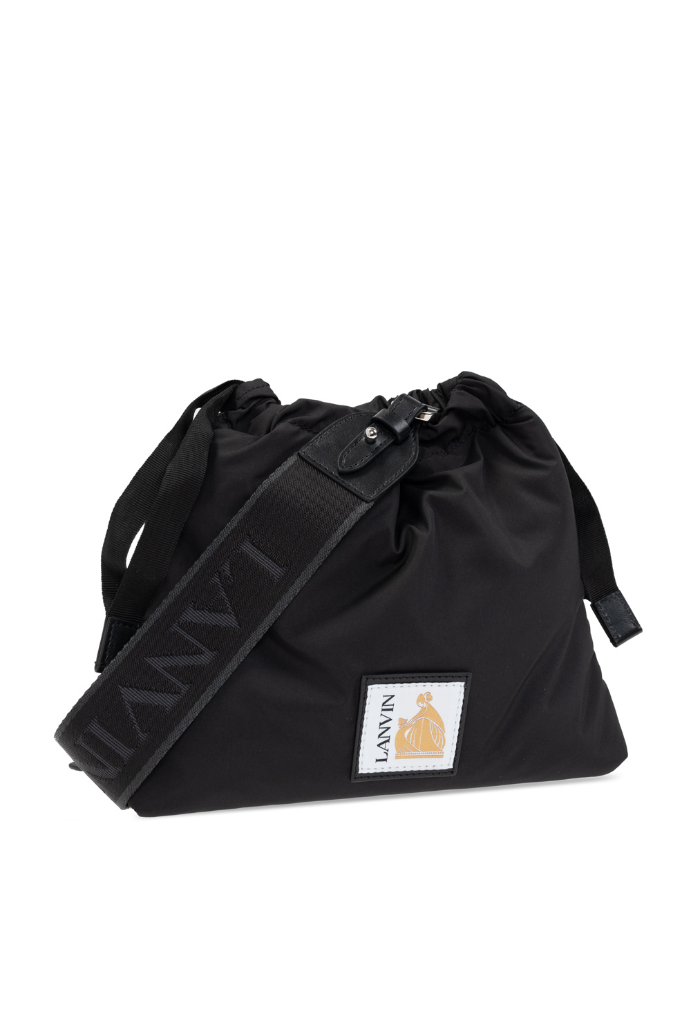 Lanvin rag bone grey canvas suede backpack