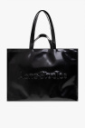 Acne Studios BLACK Shopper bag with logo