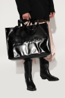 Acne Studios BLACK Shopper bag with logo