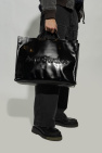 Acne Studios BLACK Shopper bag with logo