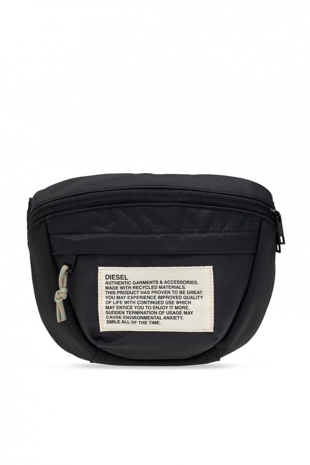 Diesel ‘Loki’ belt raffia bag