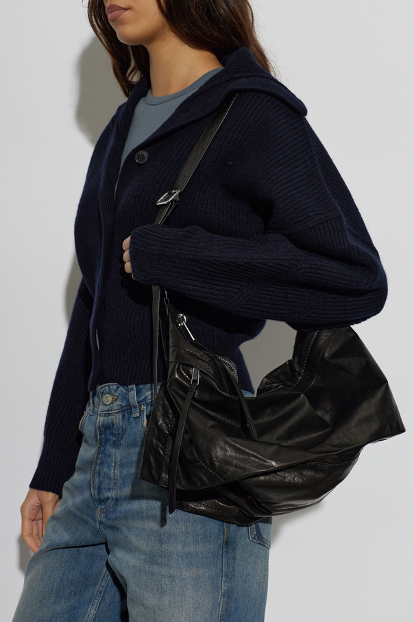 AllSaints Leather shoulder bag ‘Lutece’