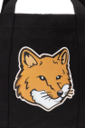 Maison Kitsuné BLACK Shopper bag with logo