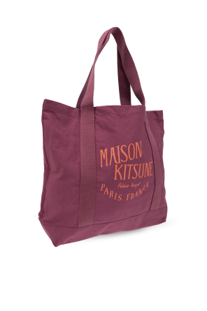 Maison Kitsuné Shopper LONDON bag with logo