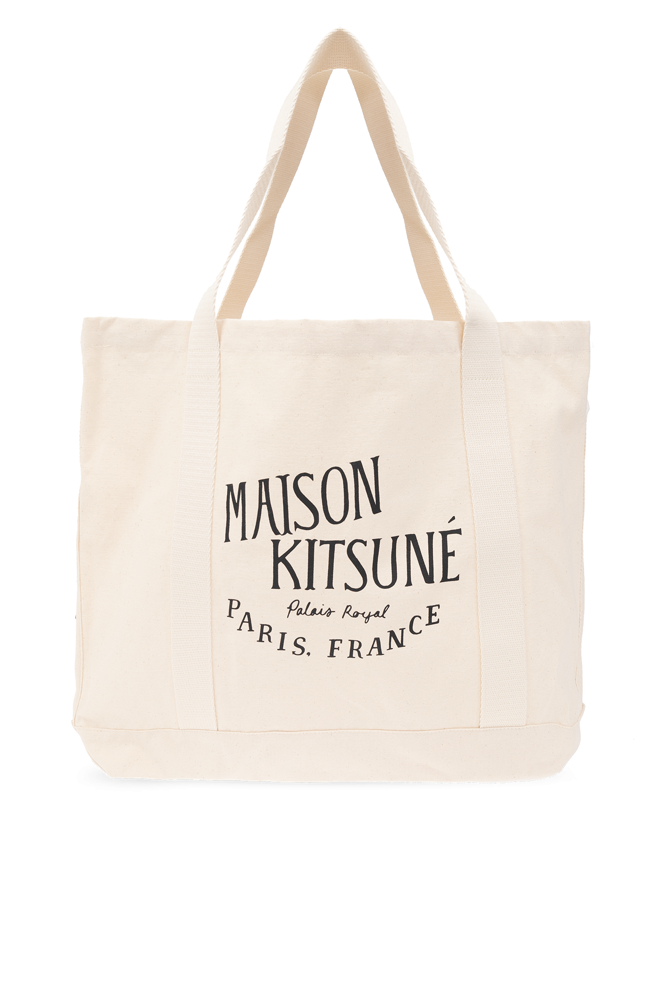 Palais Royal Tote Bag - Maison Kitsune - Cotton - Black