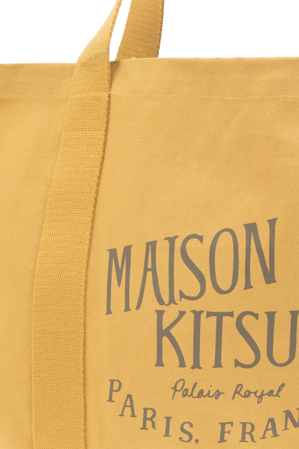 Maison Kitsuné Shopper POLISHED bag with logo