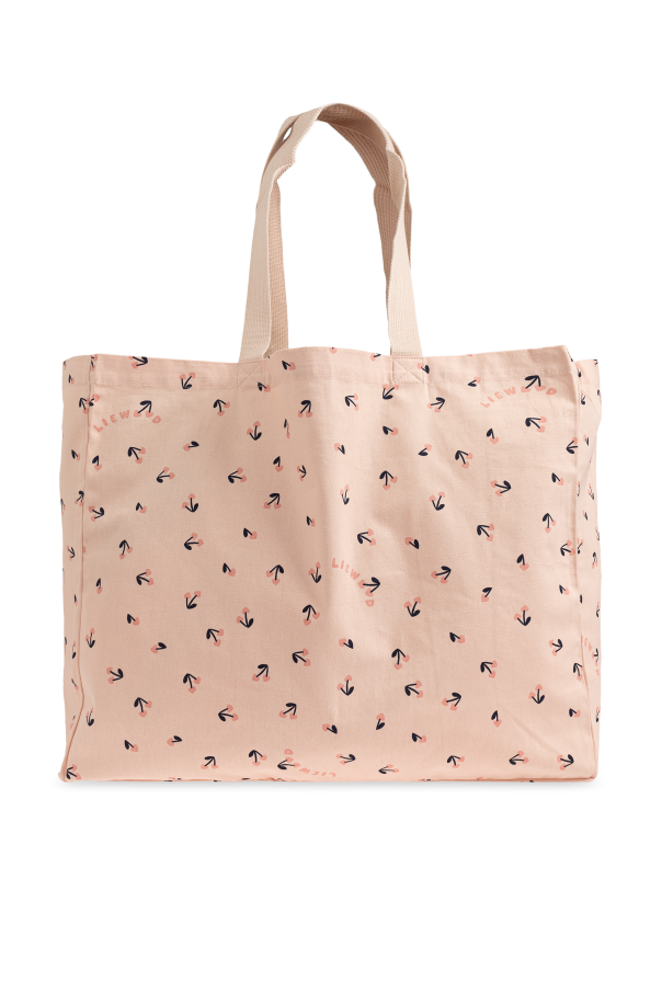 Liewood Cotton tote bag with print