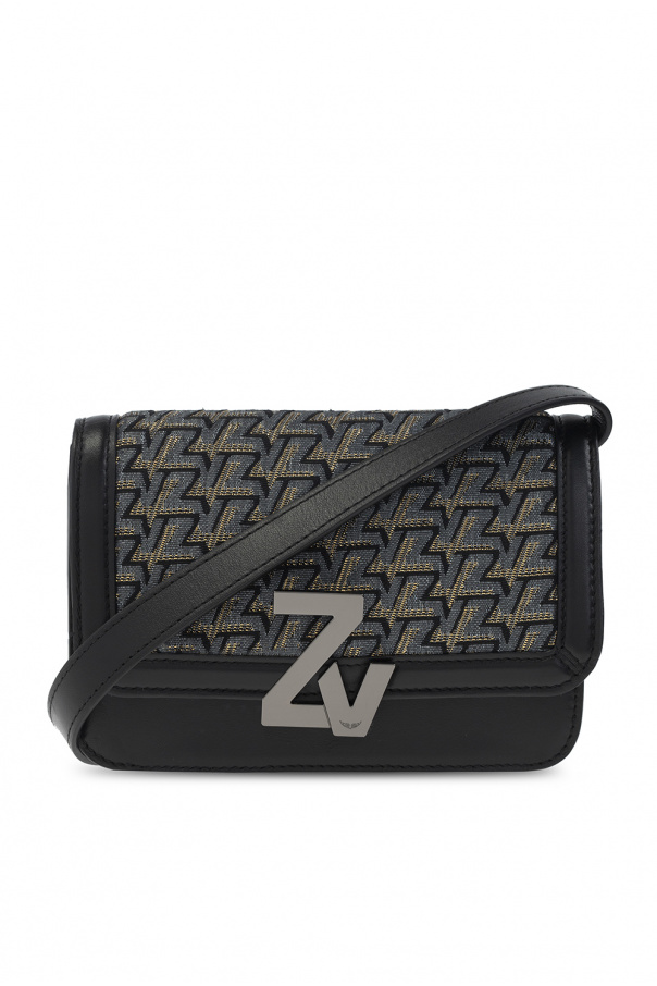 Zadig & Voltaire palm tree-print laptop bag